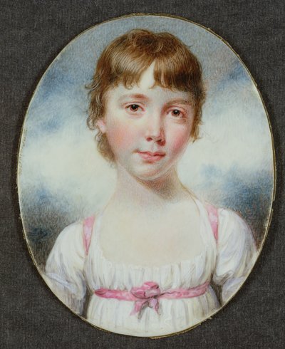 Miniature of a Young Girl by William Marshall Craig